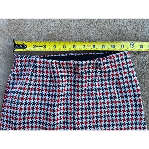 Free‎ People Rudy Flared Houndstooth Stretch Trouser Pants Women’s Size 0 - Picture 6 of 8